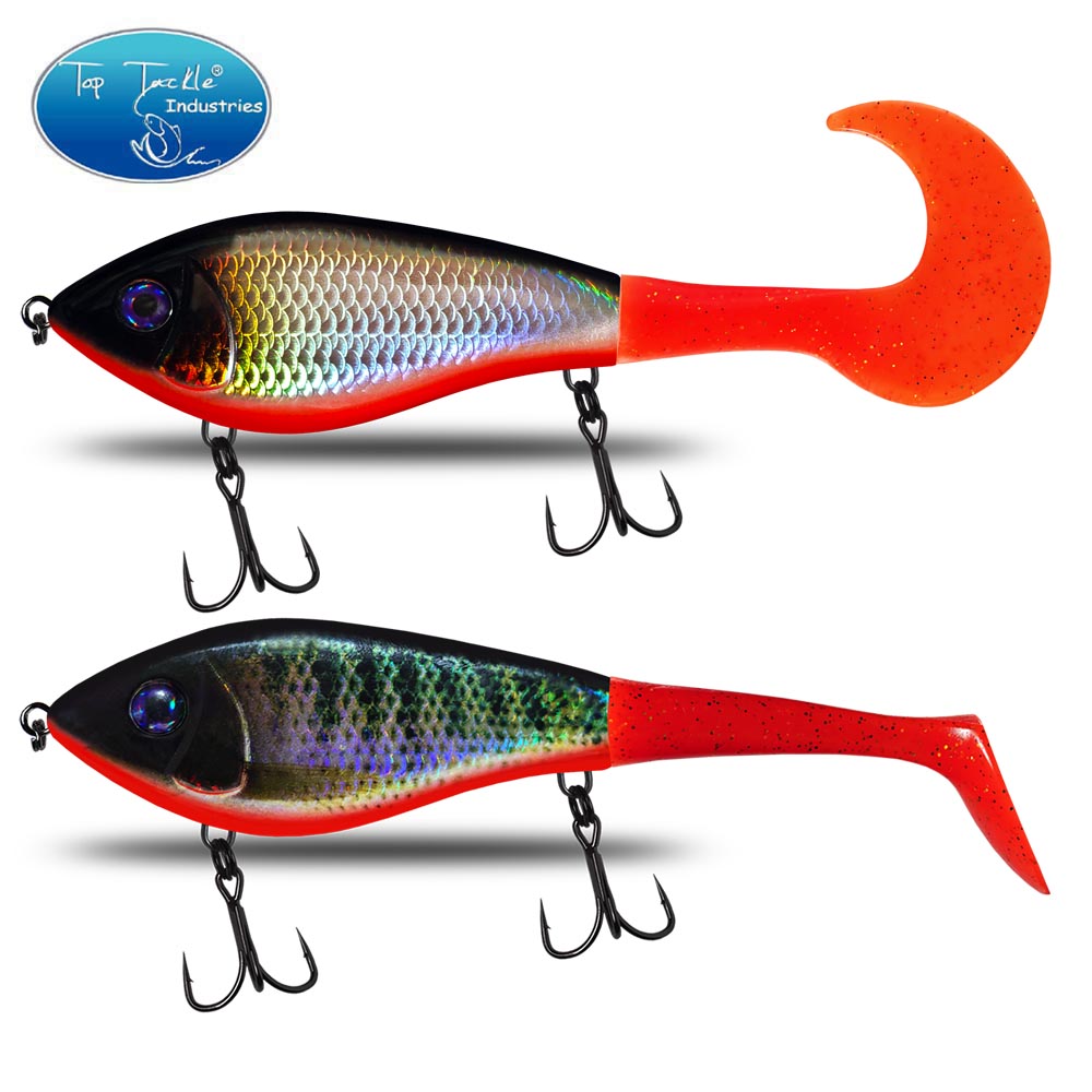 Fishing Lure Jerkbait - Powolnie tonąca przynęta Jerk z miękkim