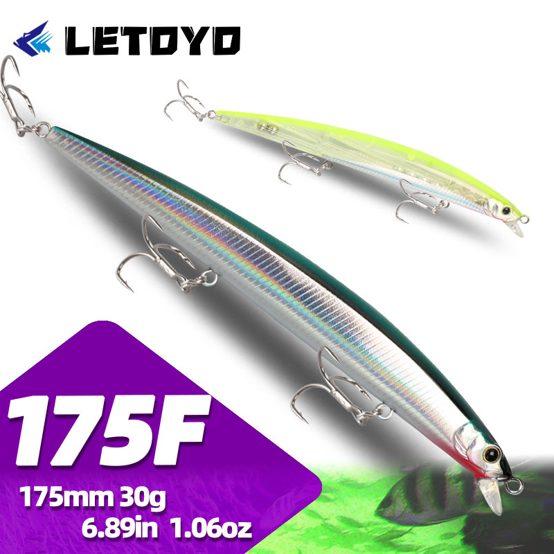 Fishing Lure Jerkbait - LETOYO 175mm 30g Przynęta Wędkarska Minnow