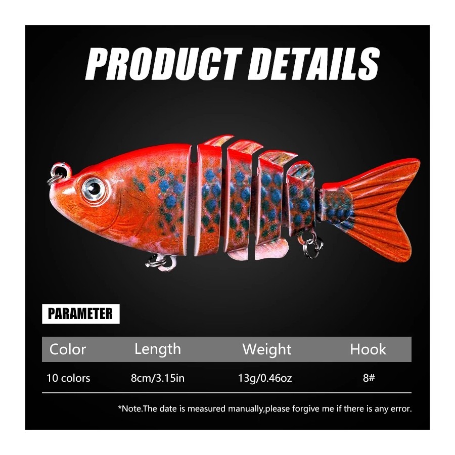 1 SZT. 8cm 13g Realistyczna Pr – Fishing Lure Crankbait recenzja i cena