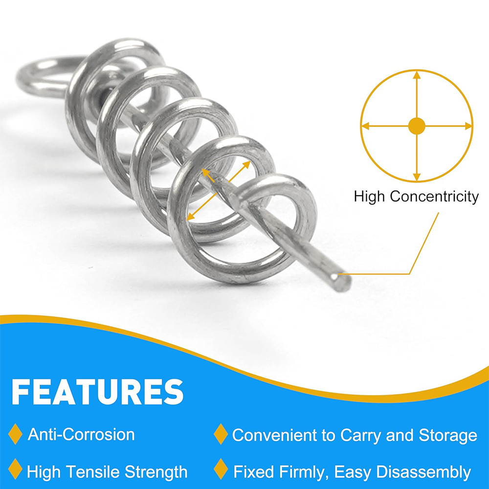 50Pcs Spring Twist Lock Fishin – Fishing Lure Crankbait recenzja i cena