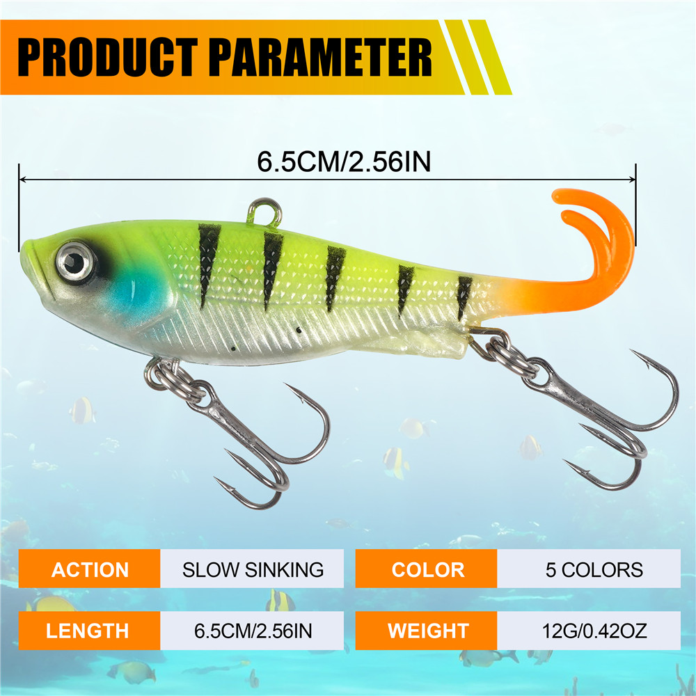 5 szt. Gotowych przynęt jigowy – Fishing Lure Swimbait recenzja i cena