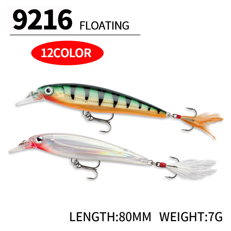 Pływające przynęty Minnow 70mm – Fishing Lure Jerkbait recenzja i cena