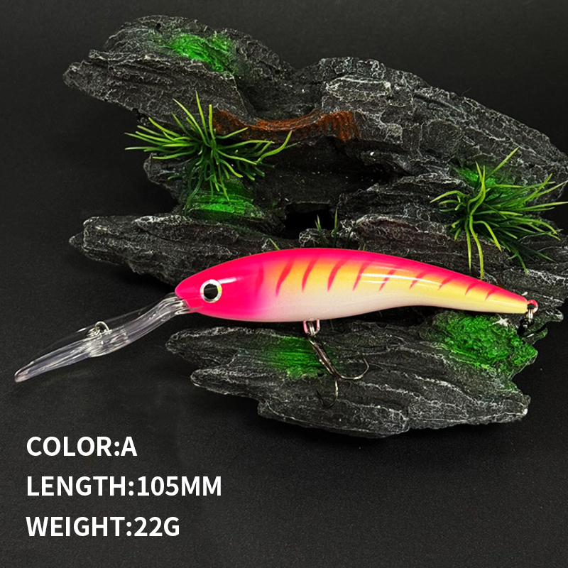 105F Pływający Minnow 105MM 22 – Fishing Lure Jerkbait recenzja i cena